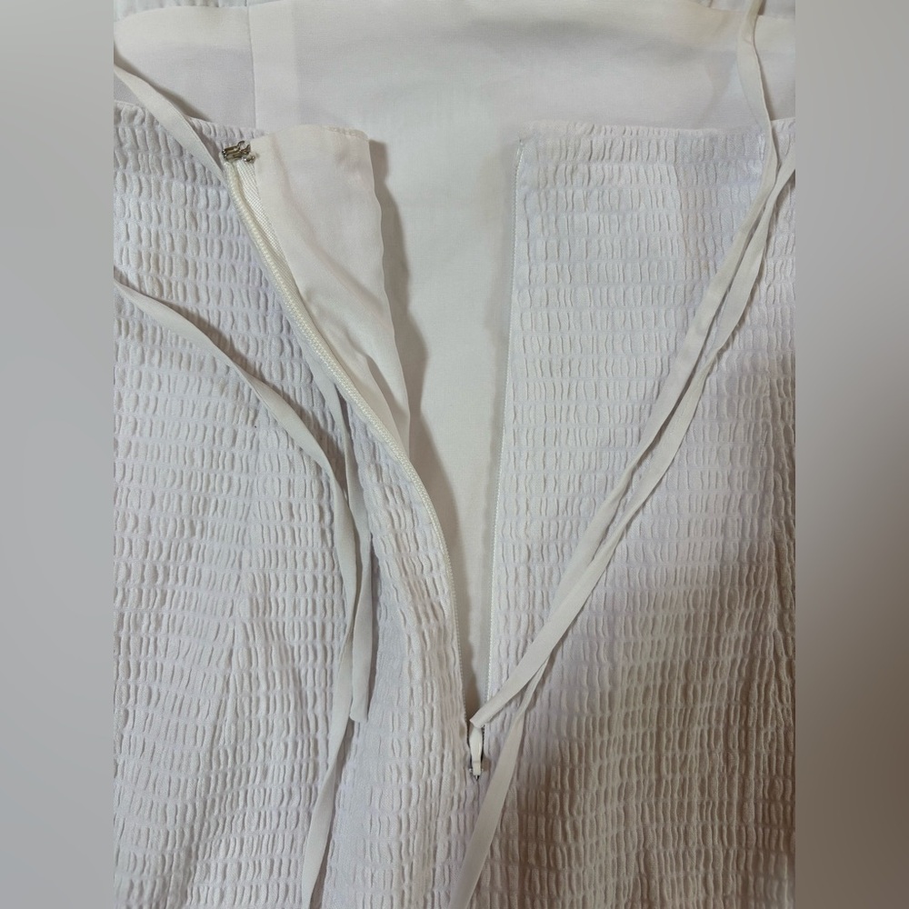 Guess Charlotte Off-The-Shoulder A-Line Mini Dress Pure White - Picture 5 of 10
